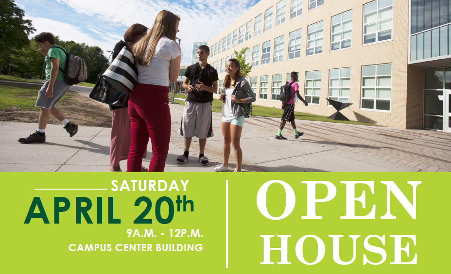 SUNY Old Westbury Open House Saturday, April 20th 9am-12pm Campus Center Building